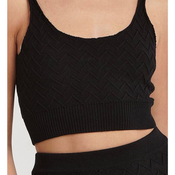 Charlie Holiday Black Grace Crop Top - Picture 2 of 10